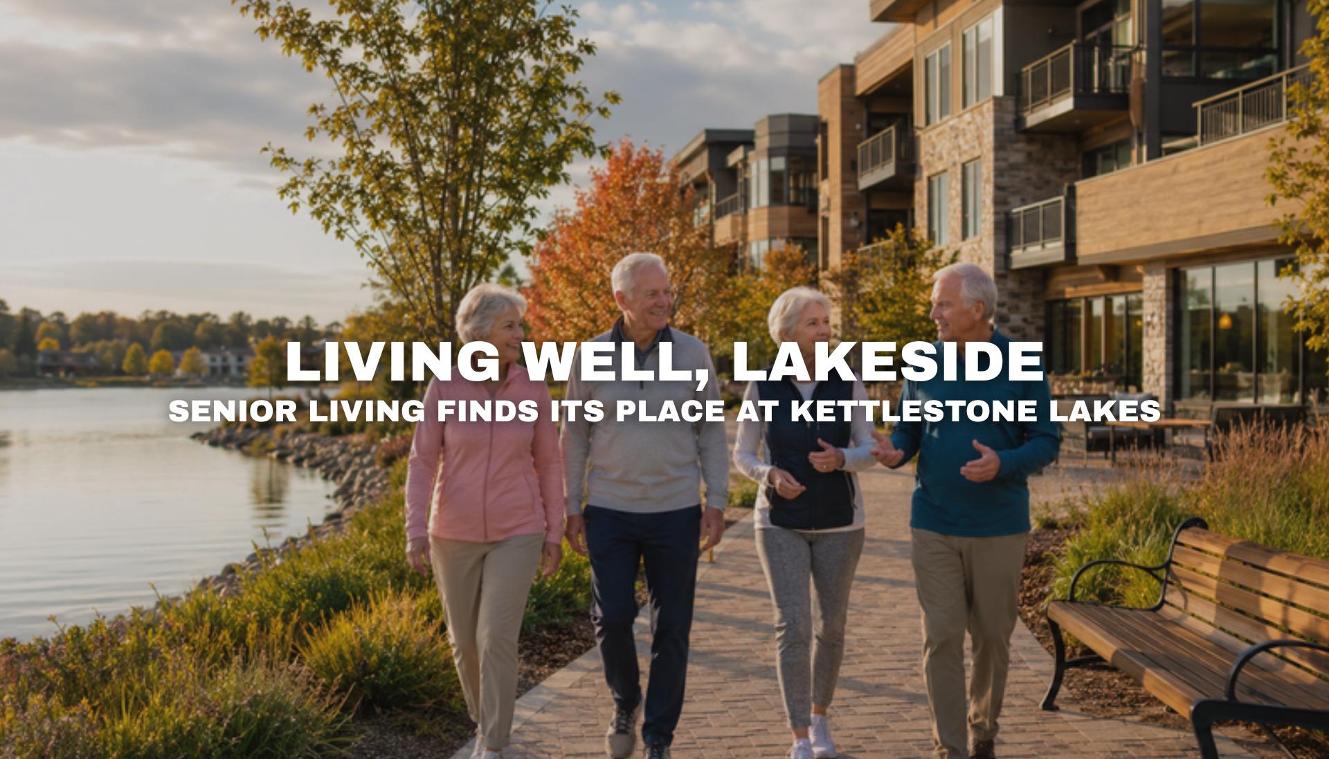 Senior living Waukee Iowa at Kettlestone Lakes