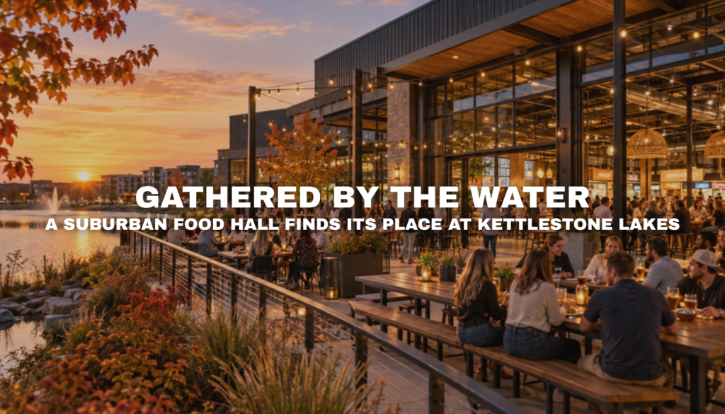Food hall Waukee Iowa at Kettlestone Lakes