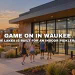 Pickleball facility Waukee Iowa at Kettlestone Lakes